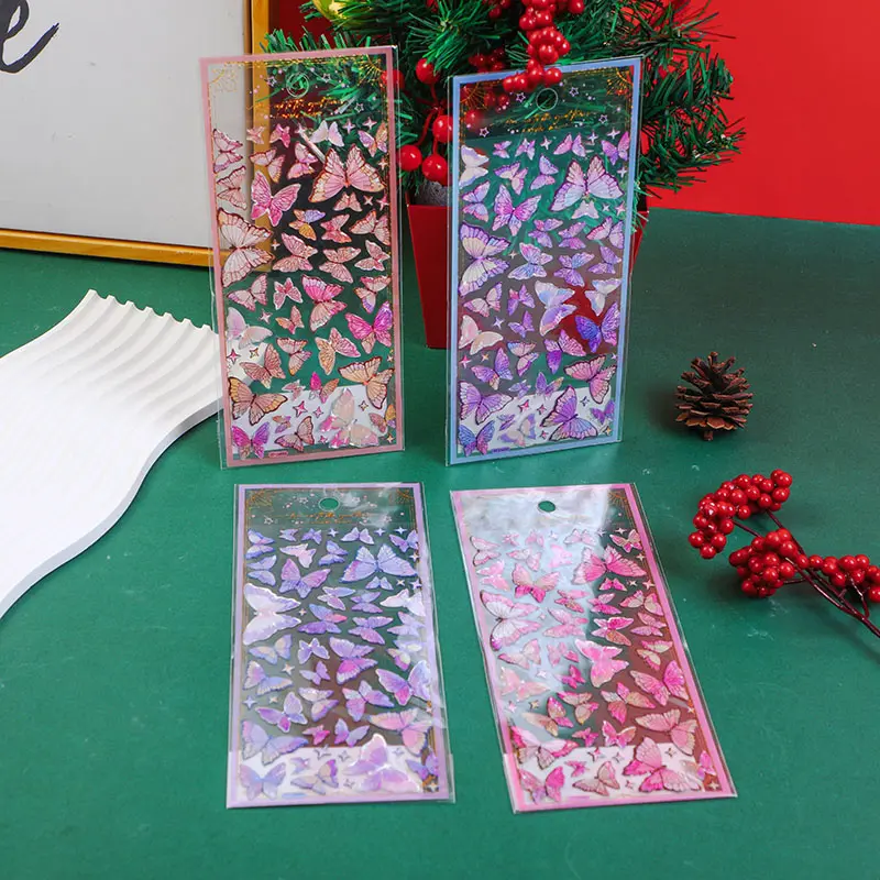 Fresh cat eye crystal sticker