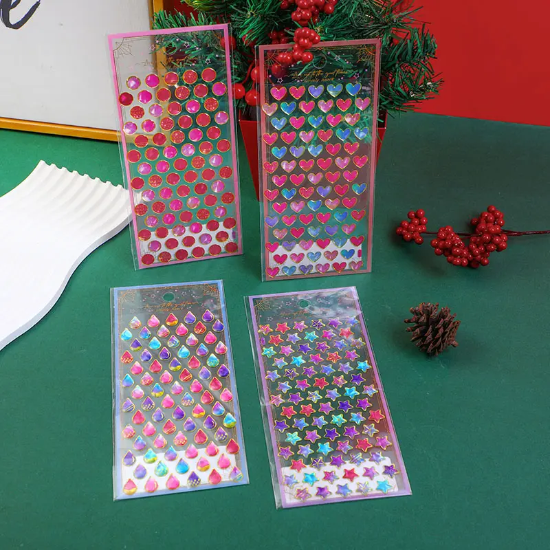 Gorgeous cat eye crystal sticker