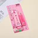 Strawberry shiba inu pushable eraser