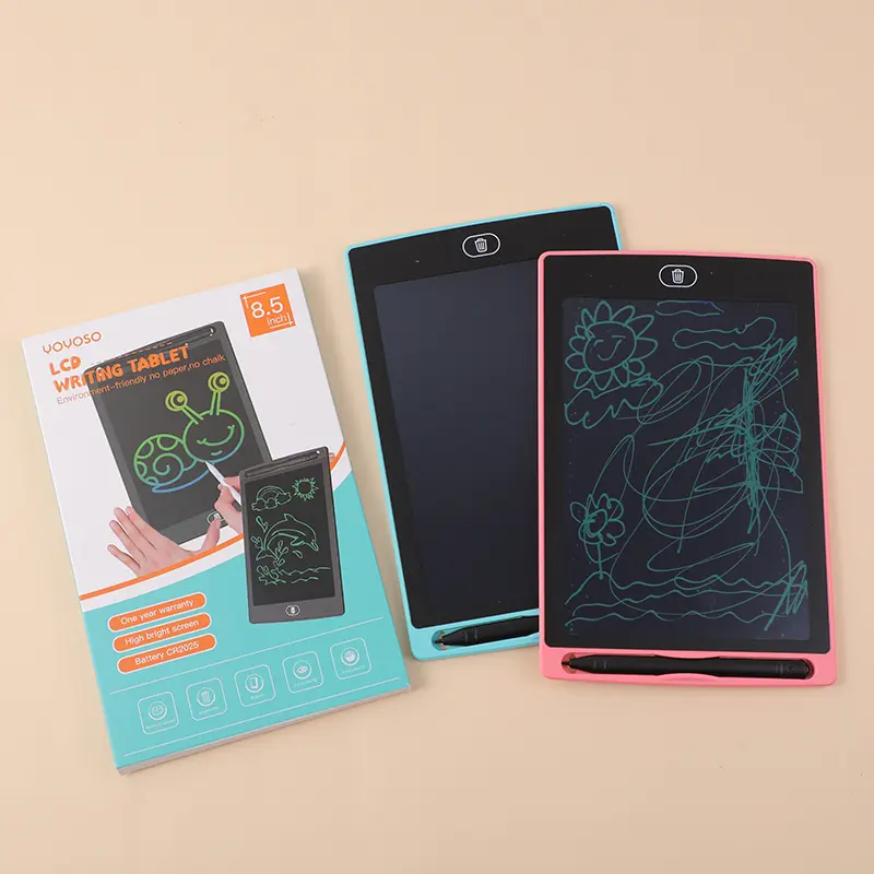 8.5 LCD writing tablet with lock screen 