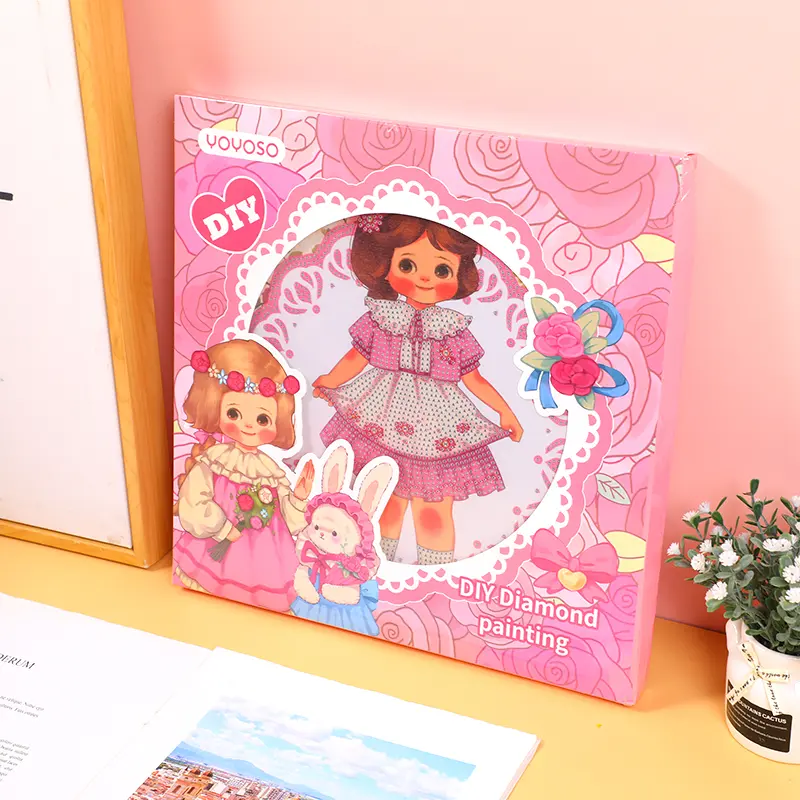 Egg roll sister rose manor diamond paint