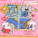 Colourful fruity papi dog diamond painti