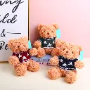 Black pentagram sweater bear plush doll-