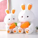Carrot rabbit plush doll 50cm
