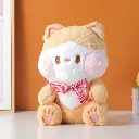 Cute cheek cat  brown doll-30cm
