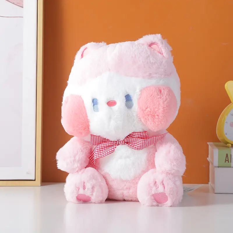 Cute cheek cat  pink doll-30cm