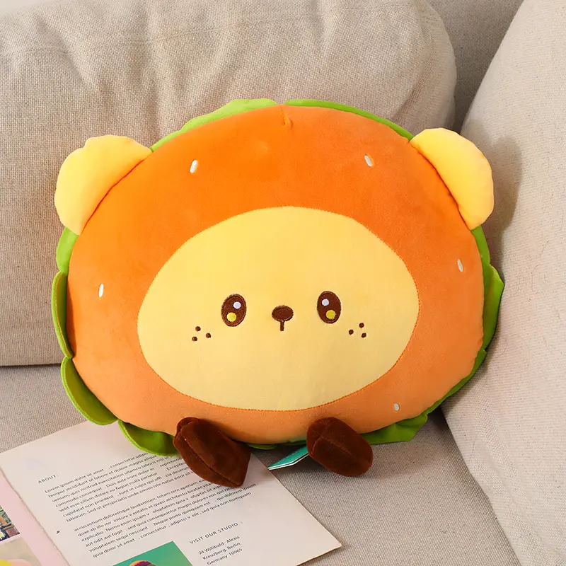 Cute pet throw pillow-brown