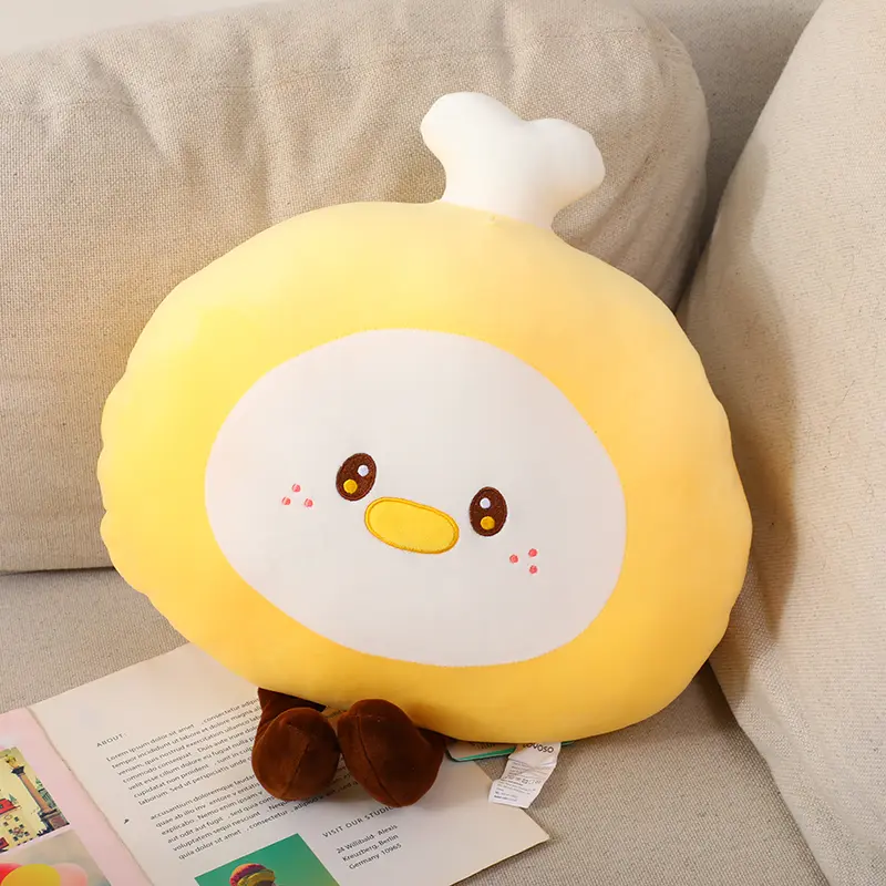 Cute pet throw pillow-yellow