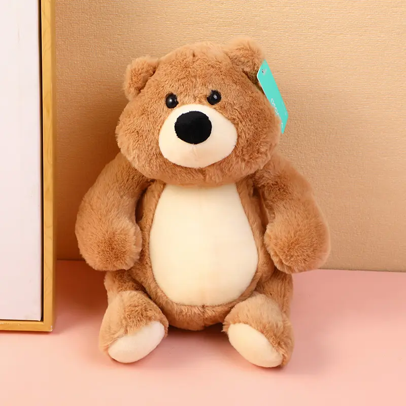 Cute series little brown bear plush doll