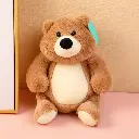 Cute series little brown bear plush doll