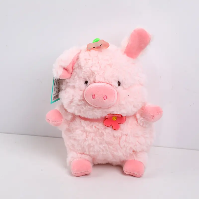 Cute sitting piggy plush doll-45cm