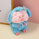 Elephant style chubby piggy with hat plu