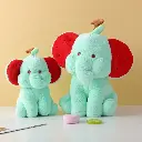 Fruit elephant green plush doll-30cm