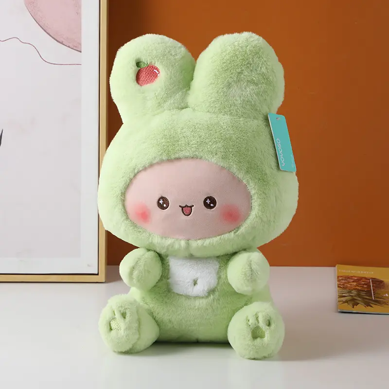Sitting fruit series green doll 32cm