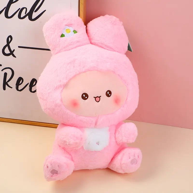 Sitting fruit series green doll 32cm pin