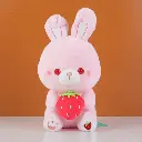 Sitting strawberry pink bear doll-30cm (