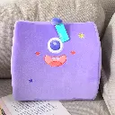 Strange animal family series waist pillow-purple
