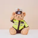 Traffic police little bear plush doll-25