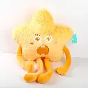 Yellow pentagram long legs weird animal 