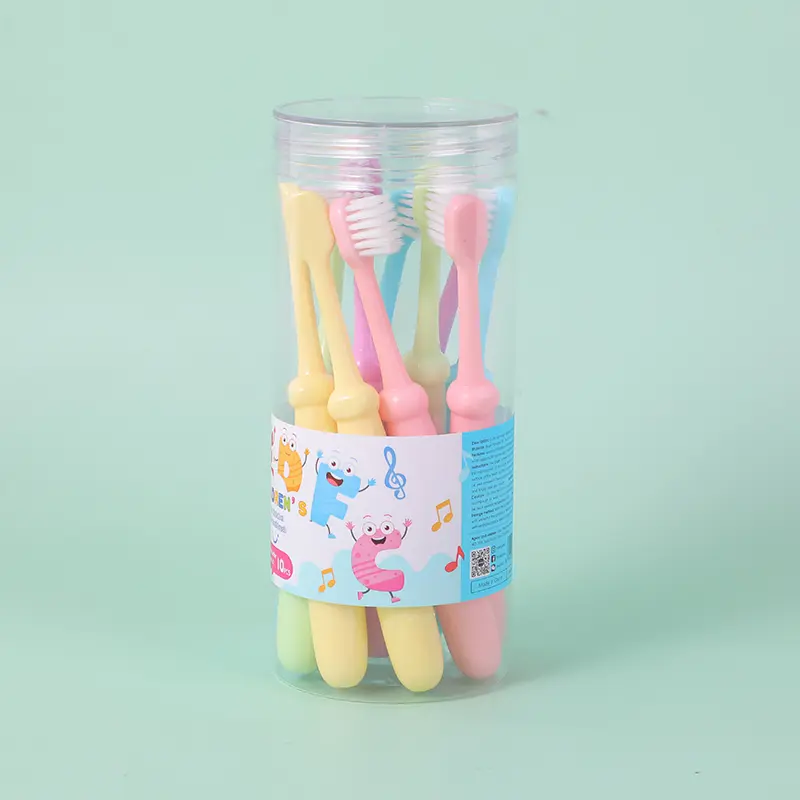 Cute alphabet children's toothbrush 10pcs