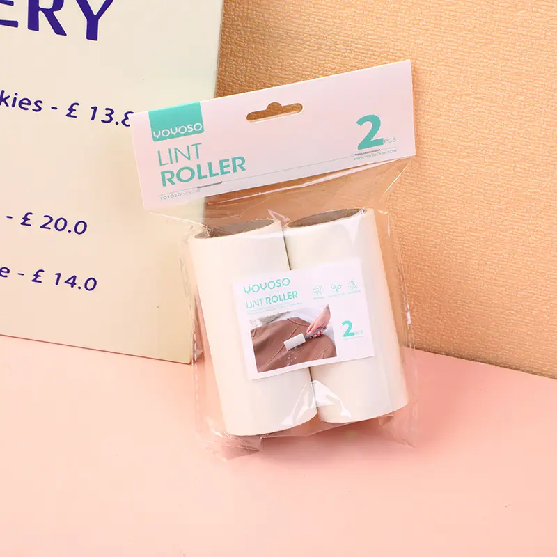 Lint roller 10cm replacement (60 sheets x 2 rolls)