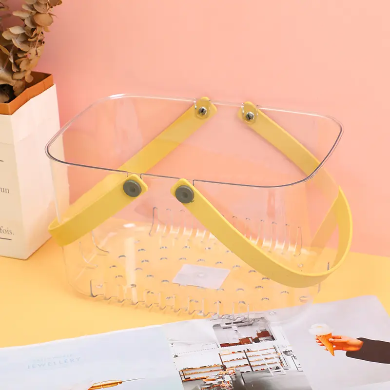 Simple portable storage basket