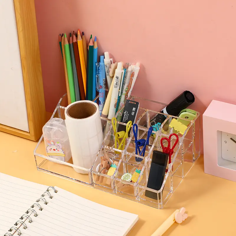 13 compartments tabletop storage box