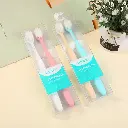 Soft and oral care toothbrush with wide brush head (2pcs set)