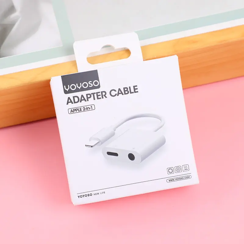 APPLE stereo with charging 2-in-1 adapter cable