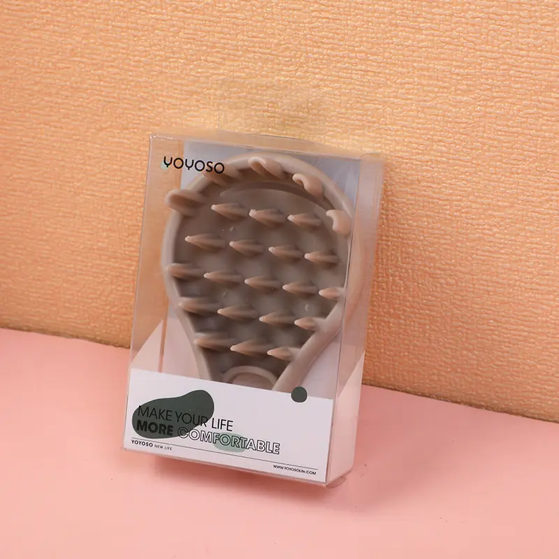 Massage shampoo comb-grey