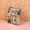 Boxed nail clippers 8-piece set-green