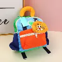 High capacity children's backpack-blue