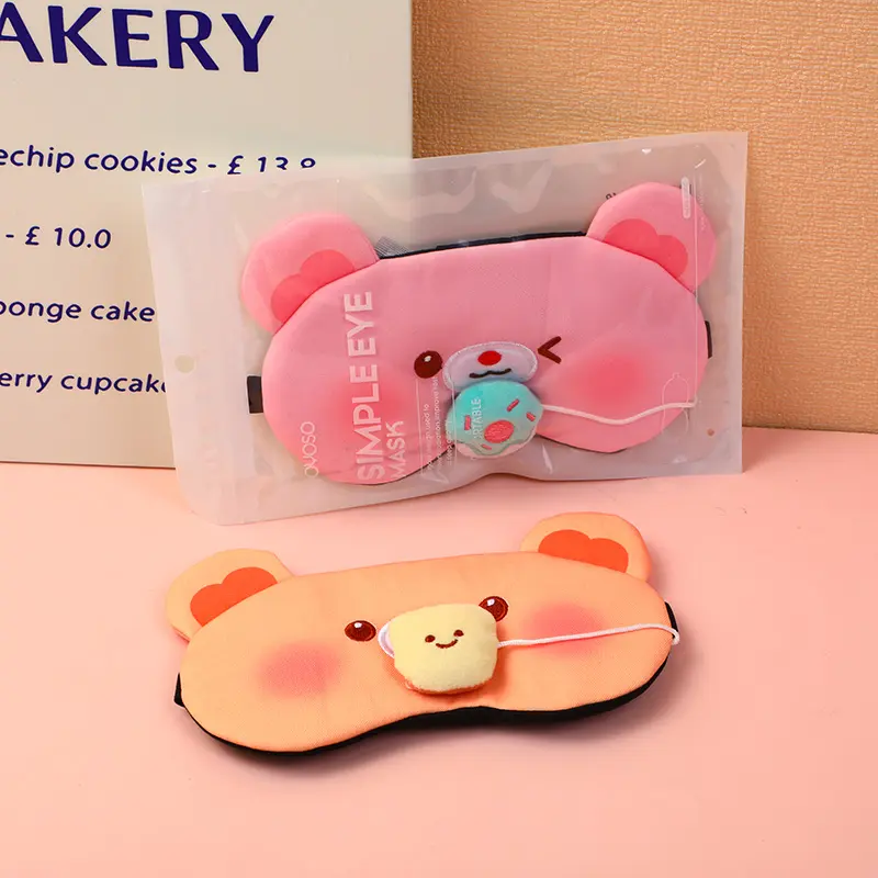 Cookie Bear Series Ice Bag Eye Mask