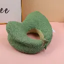Multifunctional U-shaped nap pillow - green