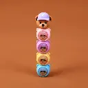 TEDDY ISLAND series highlighter with 4 balls