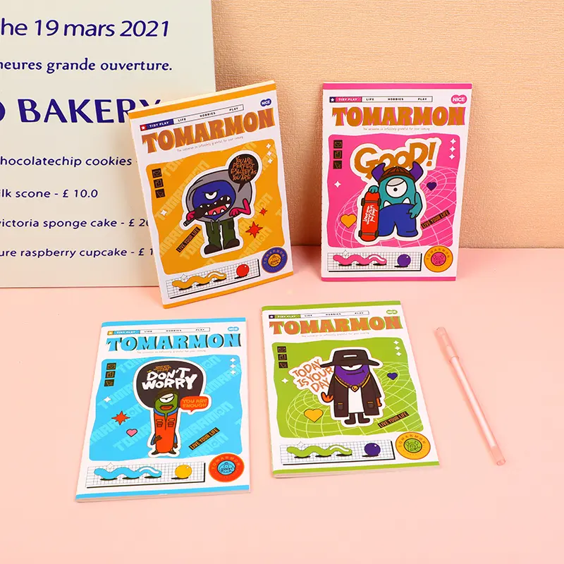 TOMARMON series suture notebook A5 (3pcs pack )-horizontal line pages 30 sheets