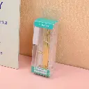 Acrylic transparent stapler with 1000 staples-gold
