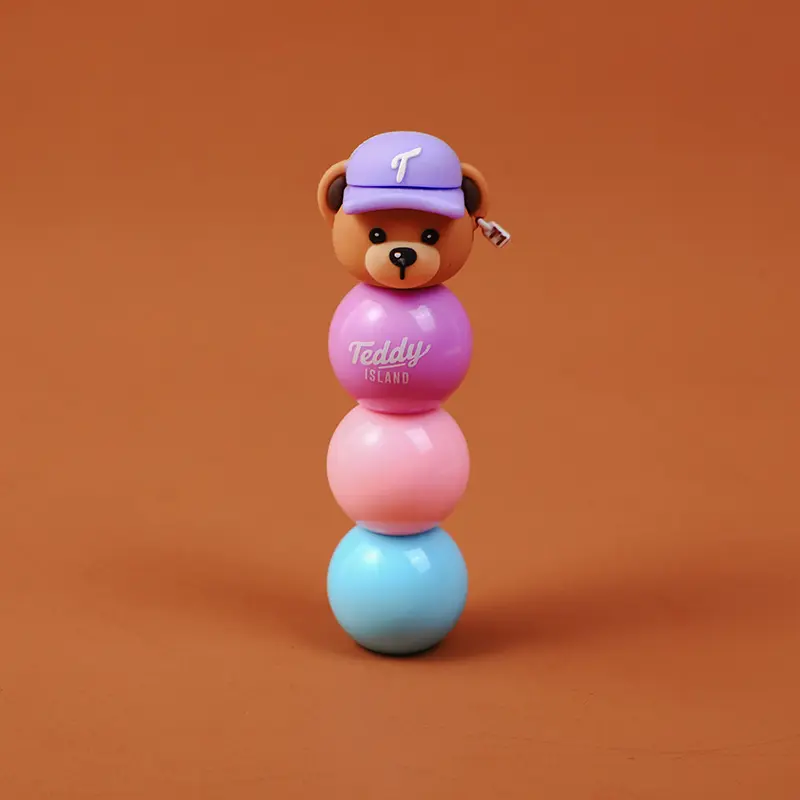 TEDDY ISLAND series highlighter with 3 balls