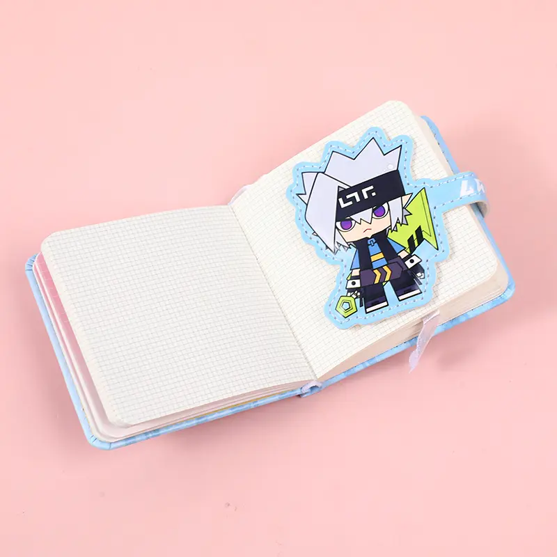 AOTU World-Mini square magnetic buckle notebook-colored inner pages