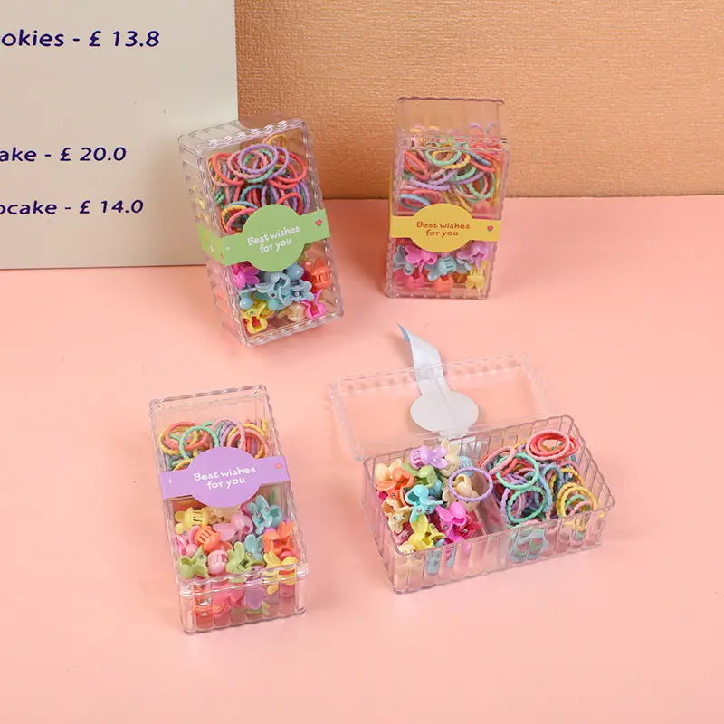 Boxed rabbit hair accessories set