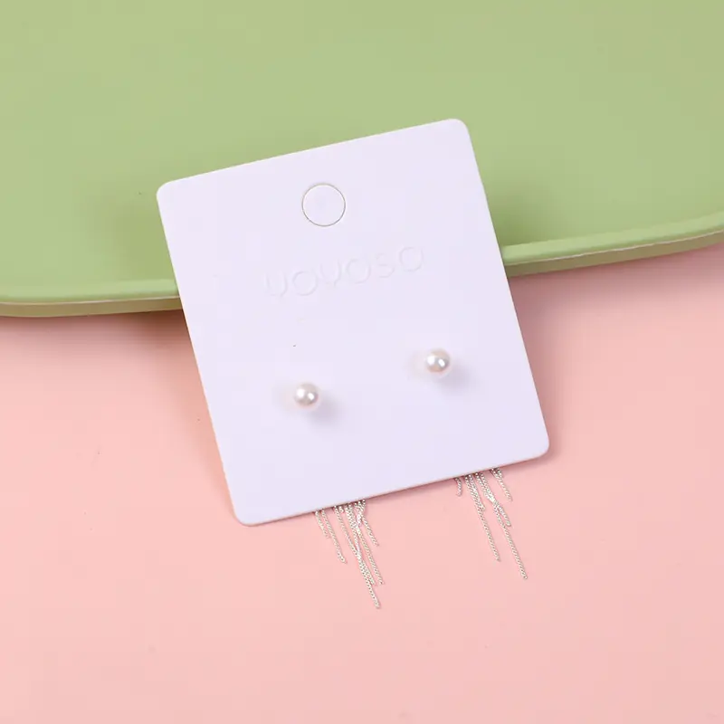 Pearl fringe earrings