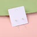 Pearl fringe earrings