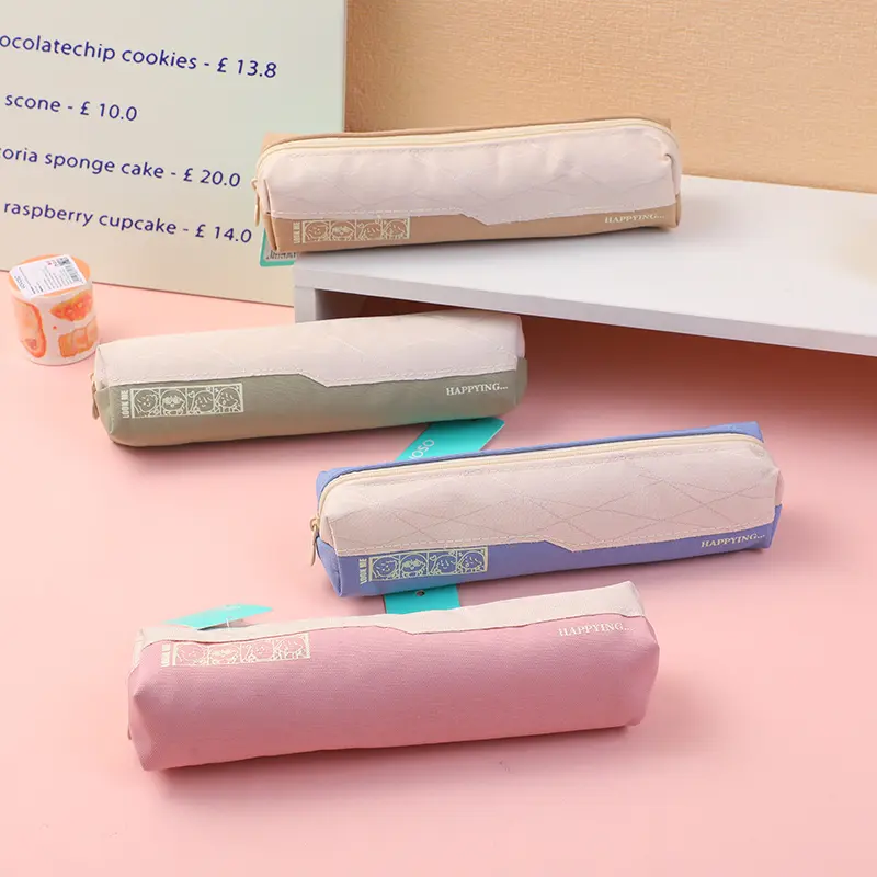 Simple splicing zipper pen bag