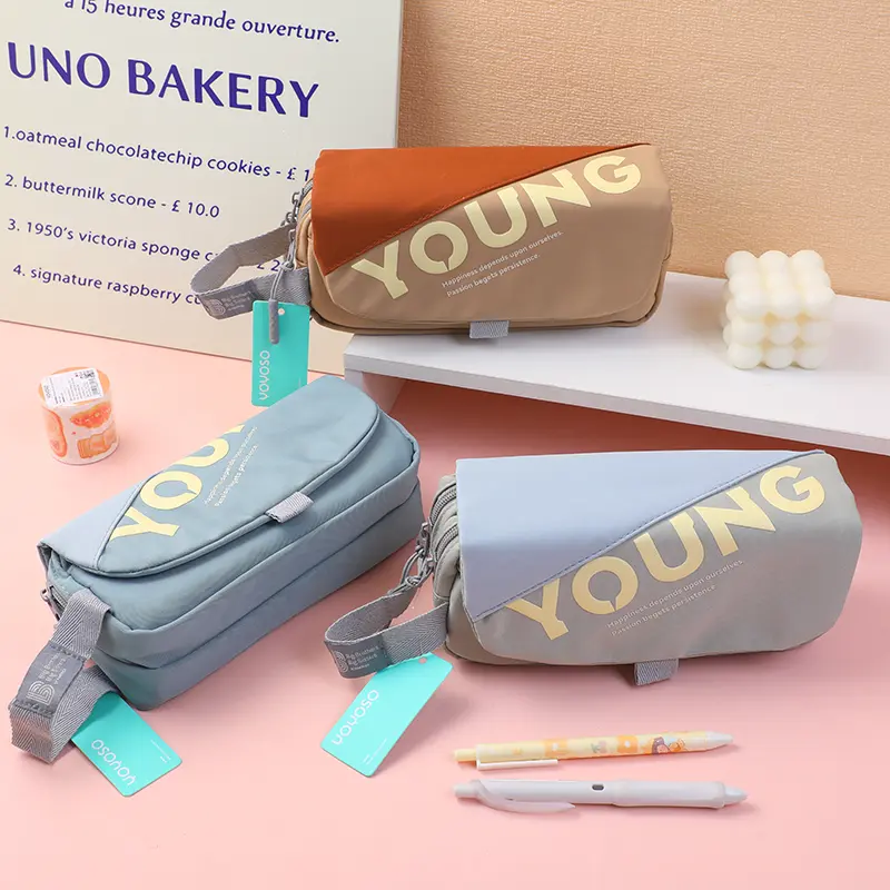 Men's EYOUNG Flap Zipper Pen Pouch 282