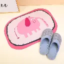 Pink Elephant Diatomite Mat