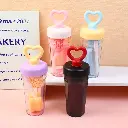 Love portable plastic cup-600ml