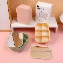 Household tabletop storage cosmetic mirror