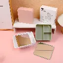 Cosmetic mirror with storage box