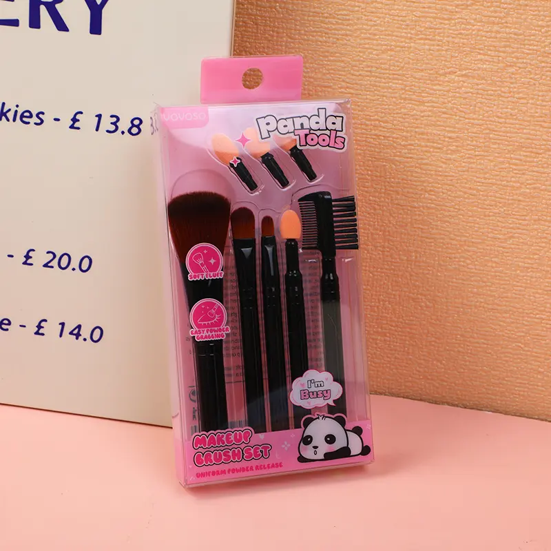 Panda series-5pcs makeup brush set