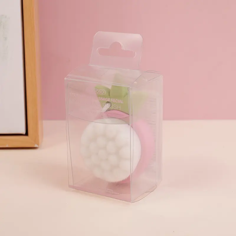 Strawberry massage facial cleansing brush